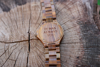 Personalized Wood Watches Are The Perfect Gifts