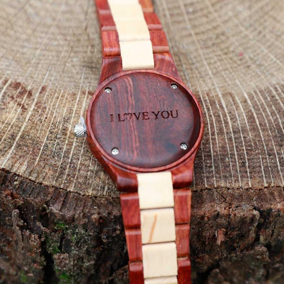 Bewell Wooden Watches For Couples - Venus