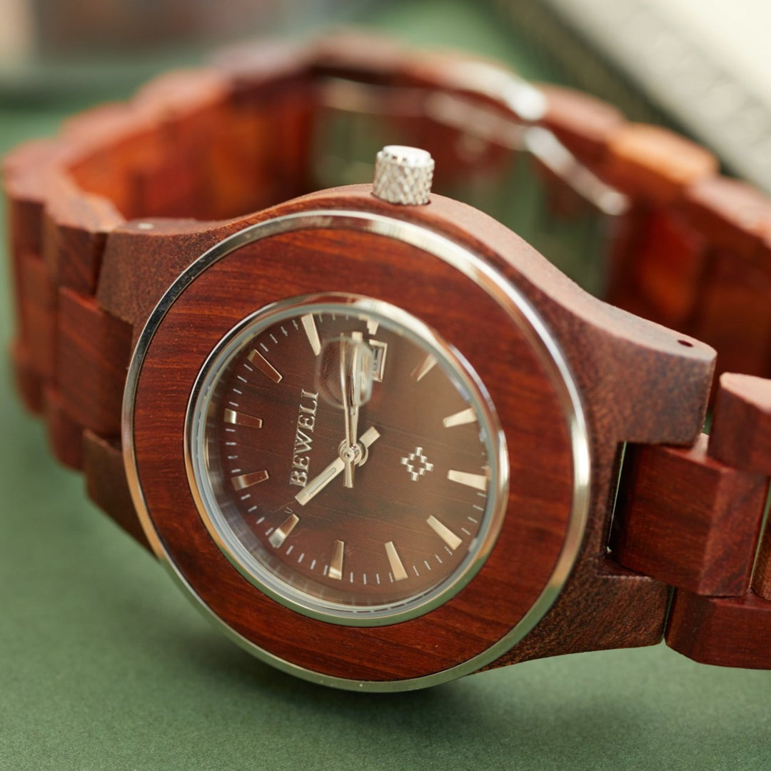 New KAHALA Handmade Wooden Watch ~ hot Red Sandalwood