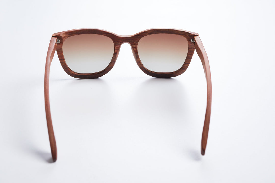 Wooden Sunglasses | Red Sandalwood Hades | Bewell Sunglasses
