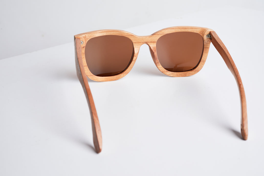 Chinese Mahogany Hades Wood Sunglasses| Bewell Sunglasses