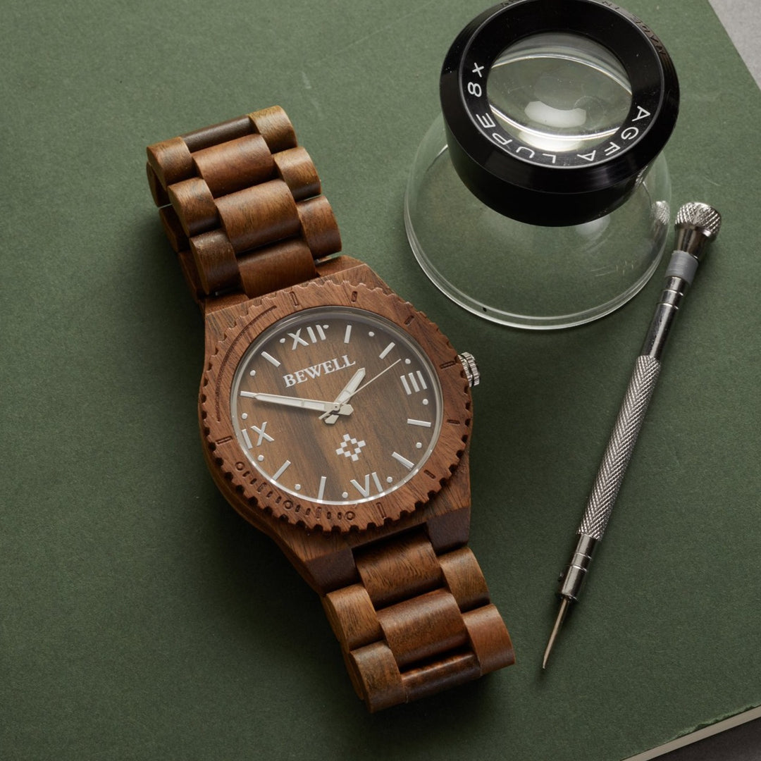 Bewell Wooden Watches | Unisex Verawood Pluto
